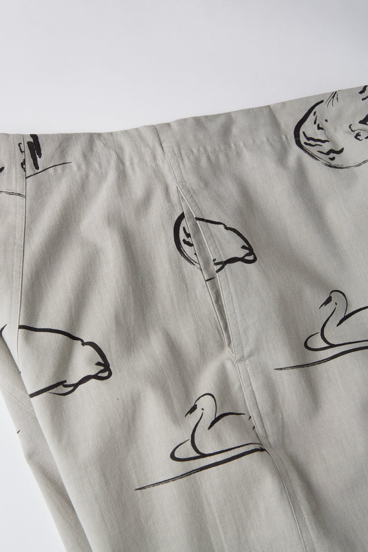 ORIGINAL PRINTED EASY TROUSER (Animal Drawing) - 251OJ-PT19