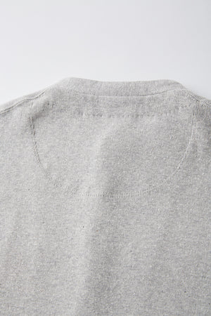 NEP RIBED BAND COLLAR CARDY - 251OJ-CT11