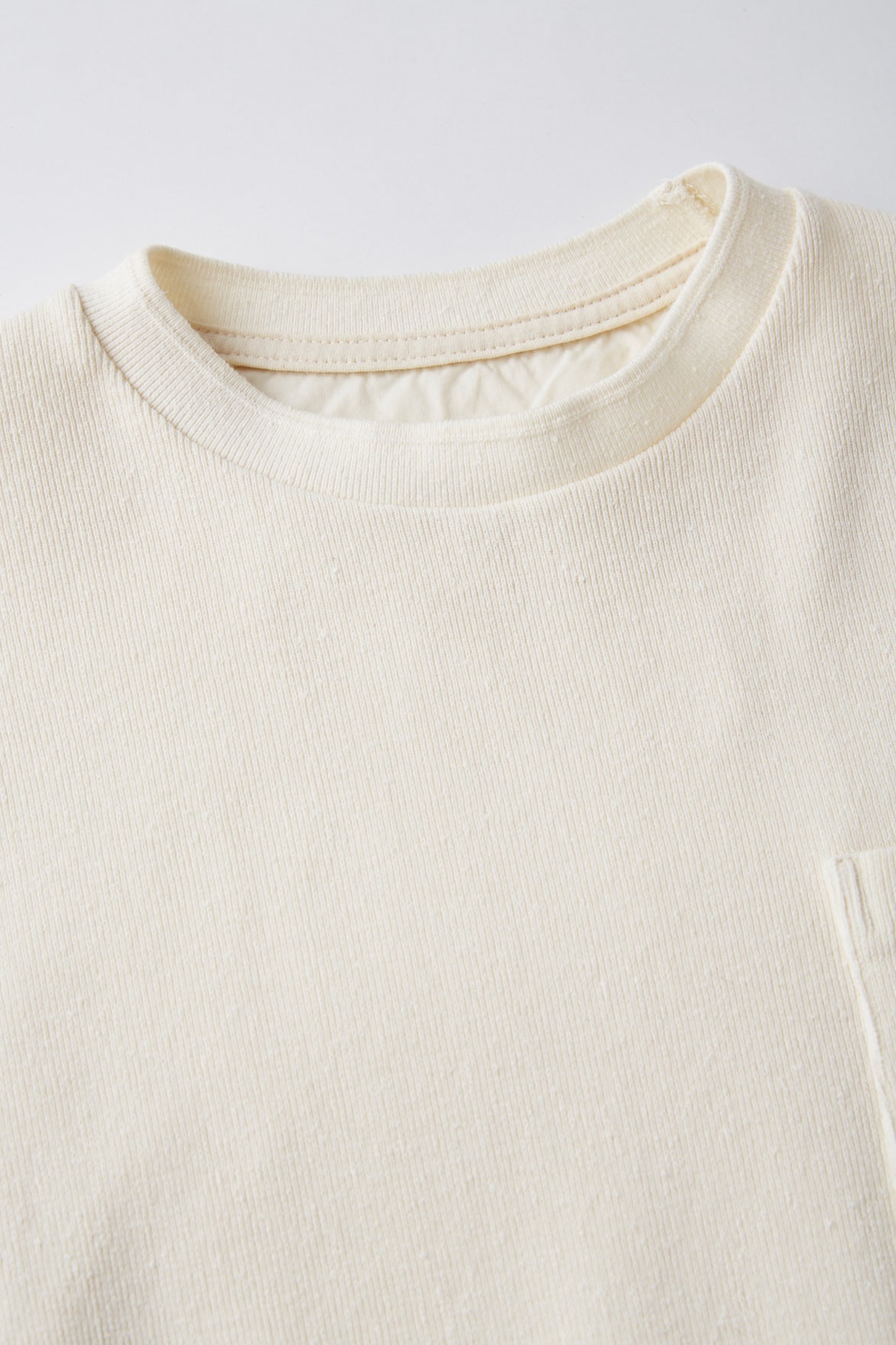 CREW-NECK NEP RIBED TOPS - 251OJ-CT08