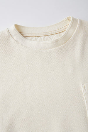 CREW-NECK NEP RIBED TOPS - 251OJ-CT08