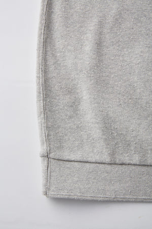 MOCK-NECK NEP RIBED TOPS - 251OJ-CT09