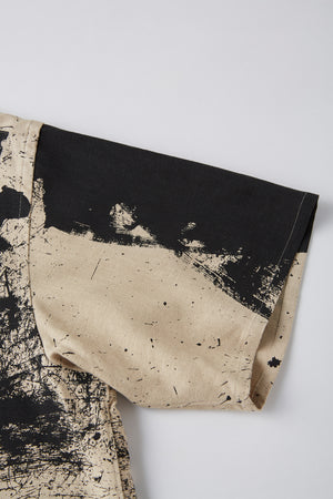 TSUJIMURA SHIRO ABSTRACT PAINT SHIRTS (Short-sleeve) - 251OJ-SH24