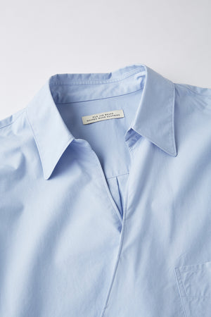 ASYMMETRY FRONT TUNIC SHIRTS (Long-Sleeve) - 251OJ-SH08