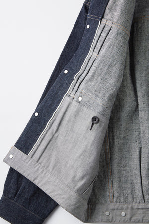 LOWER POCKET JEAN JACKET - 251OJ-JK19