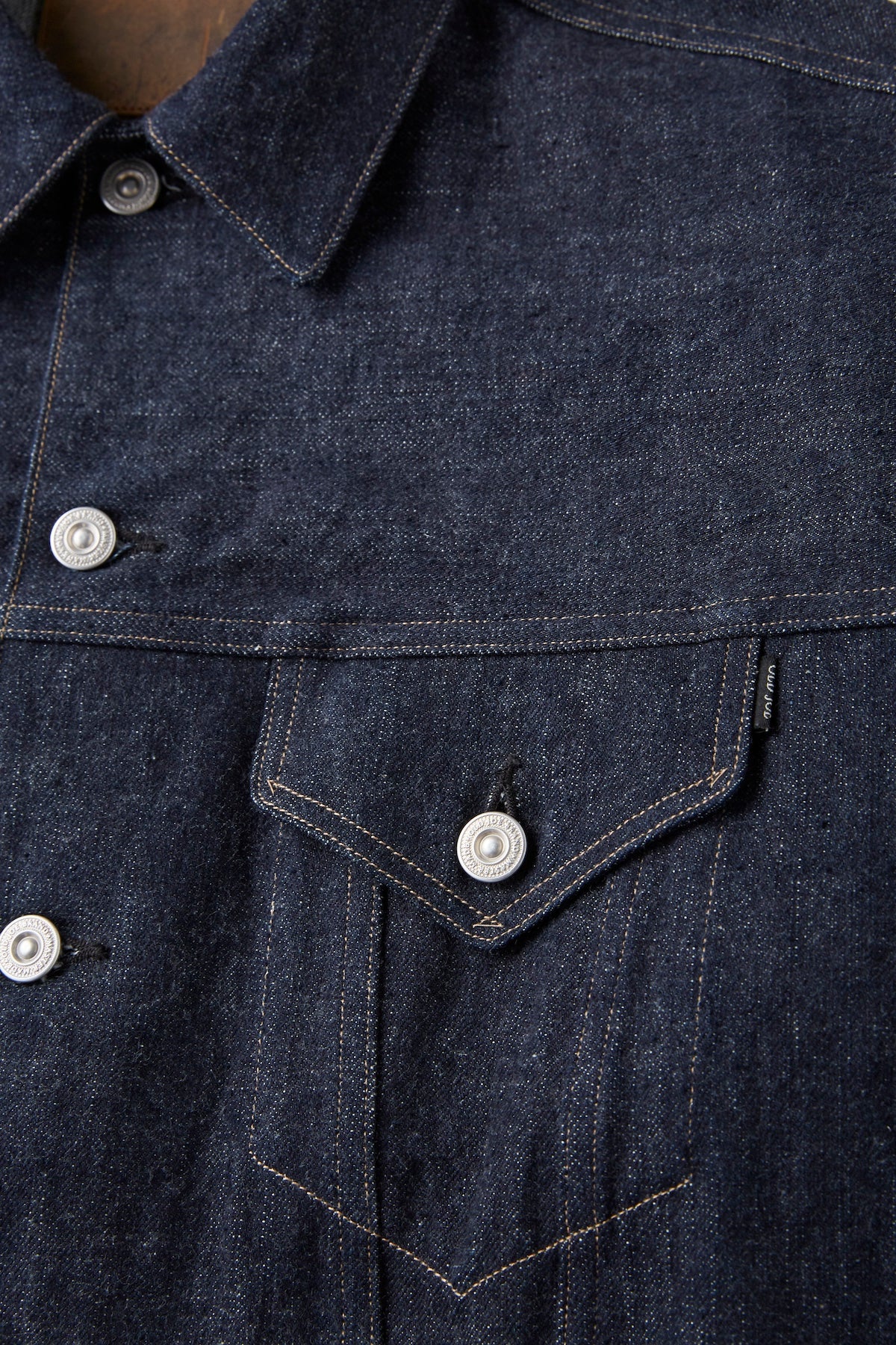 CURVED FLAP JEAN JACKET - 251OJ-JK17