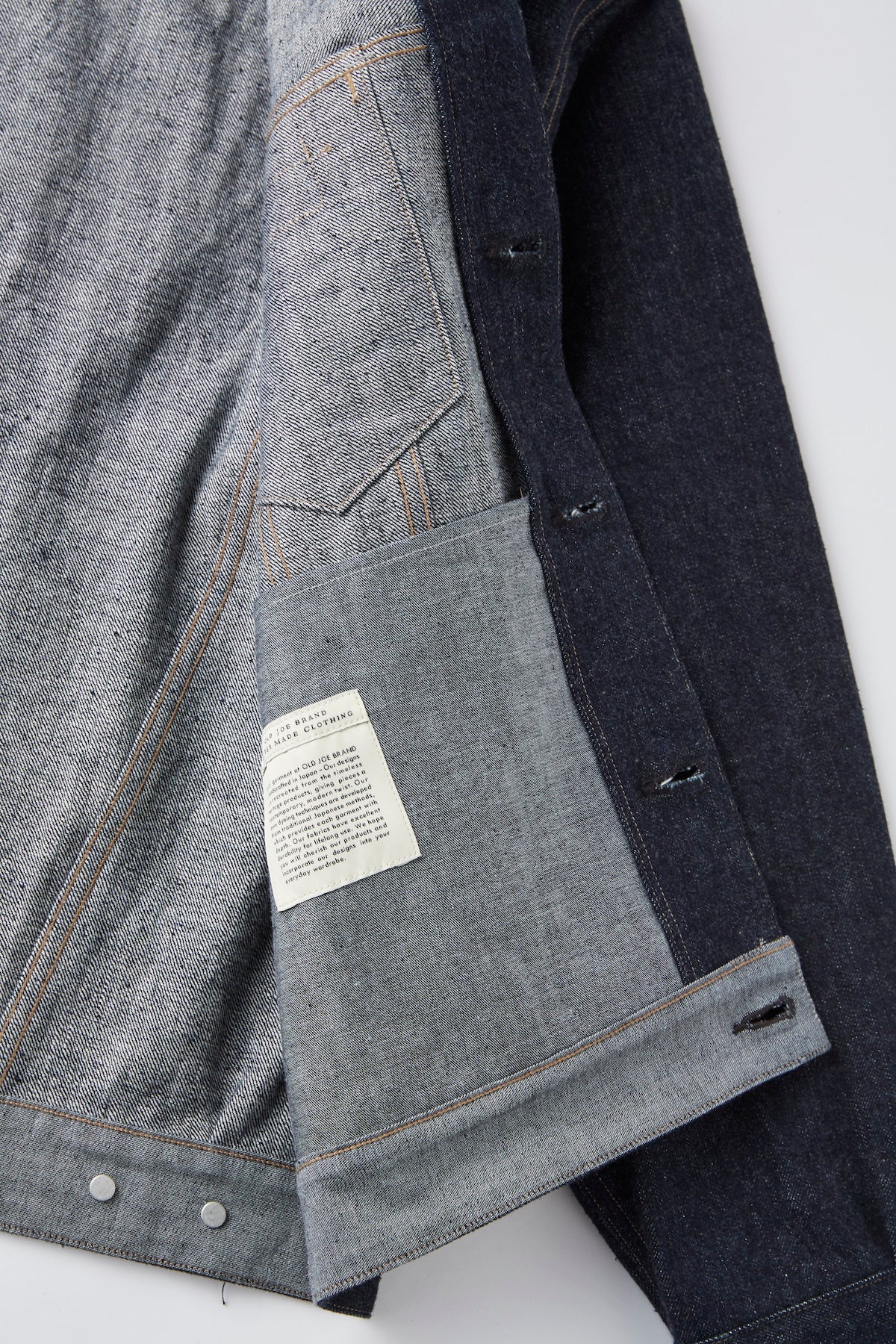 CURVED FLAP JEAN JACKET - 251OJ-JK17