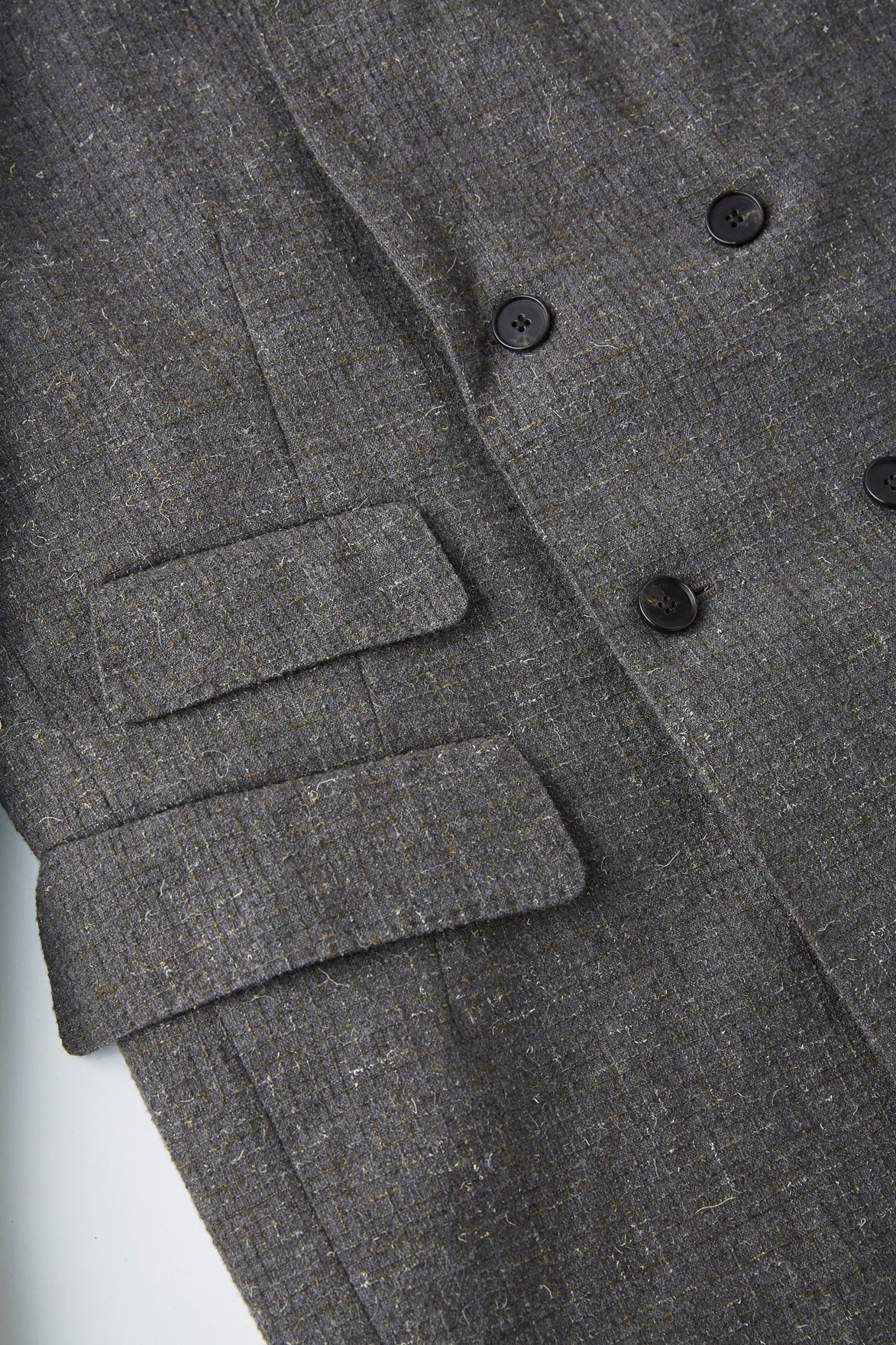 DOUBLE-BREASTED SWING JACKET - 252OJ-JK01