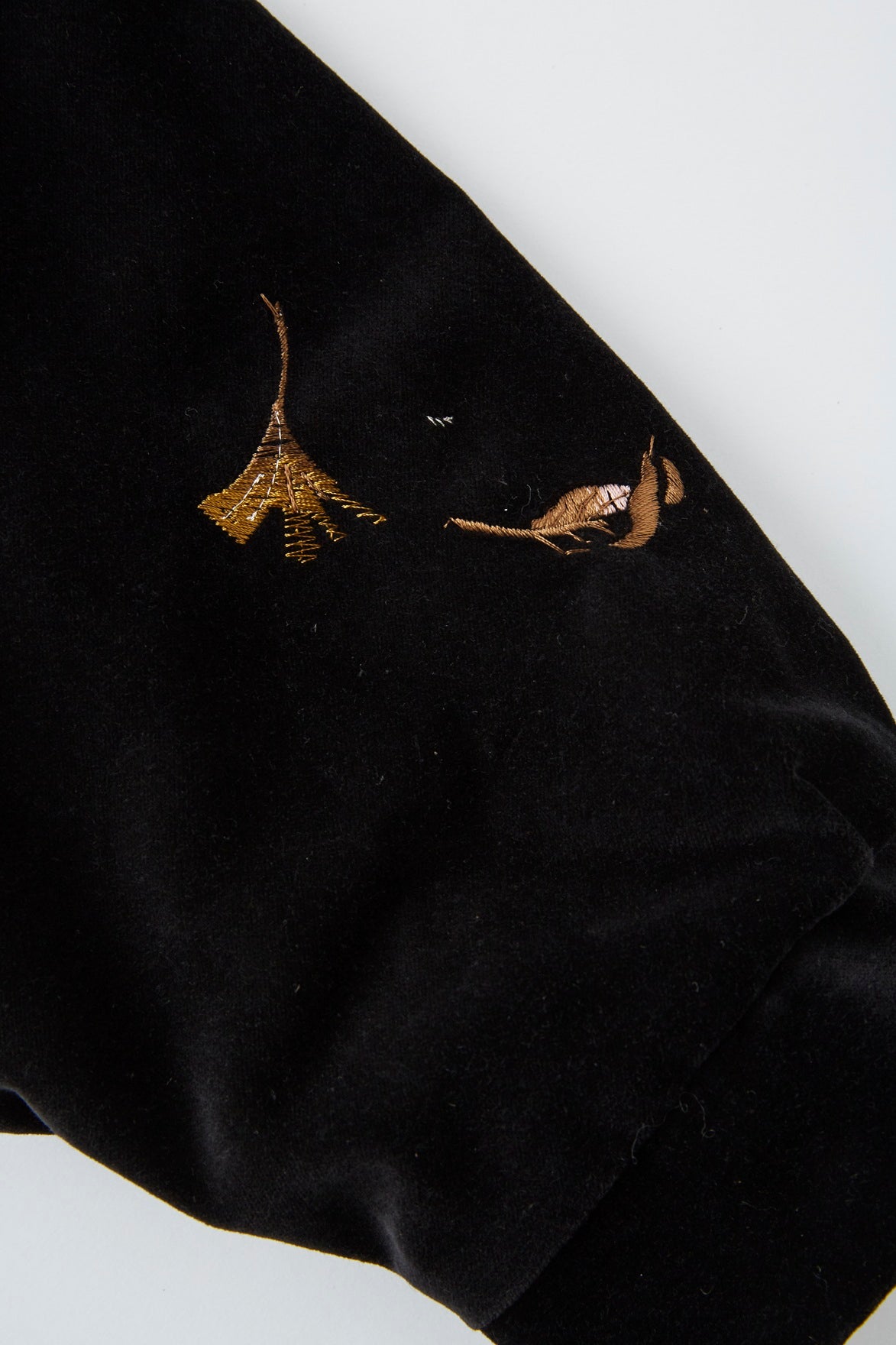 STUNNING VELVET SOUVENIR JACKET (Niwatori to Hiyoko) - 252OJ-JK12