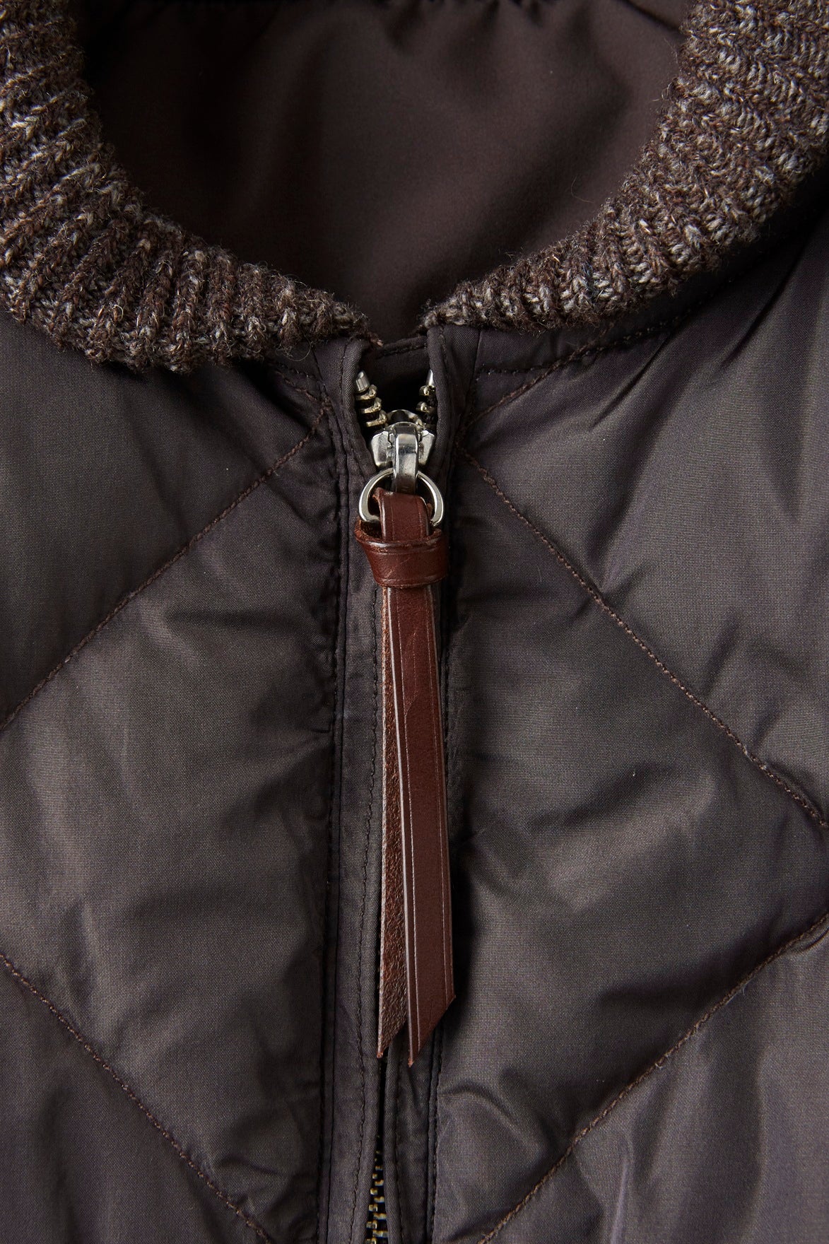 HIGH-COUNT SILK MITTEN PUFF JACKET - 252OJ-JK13