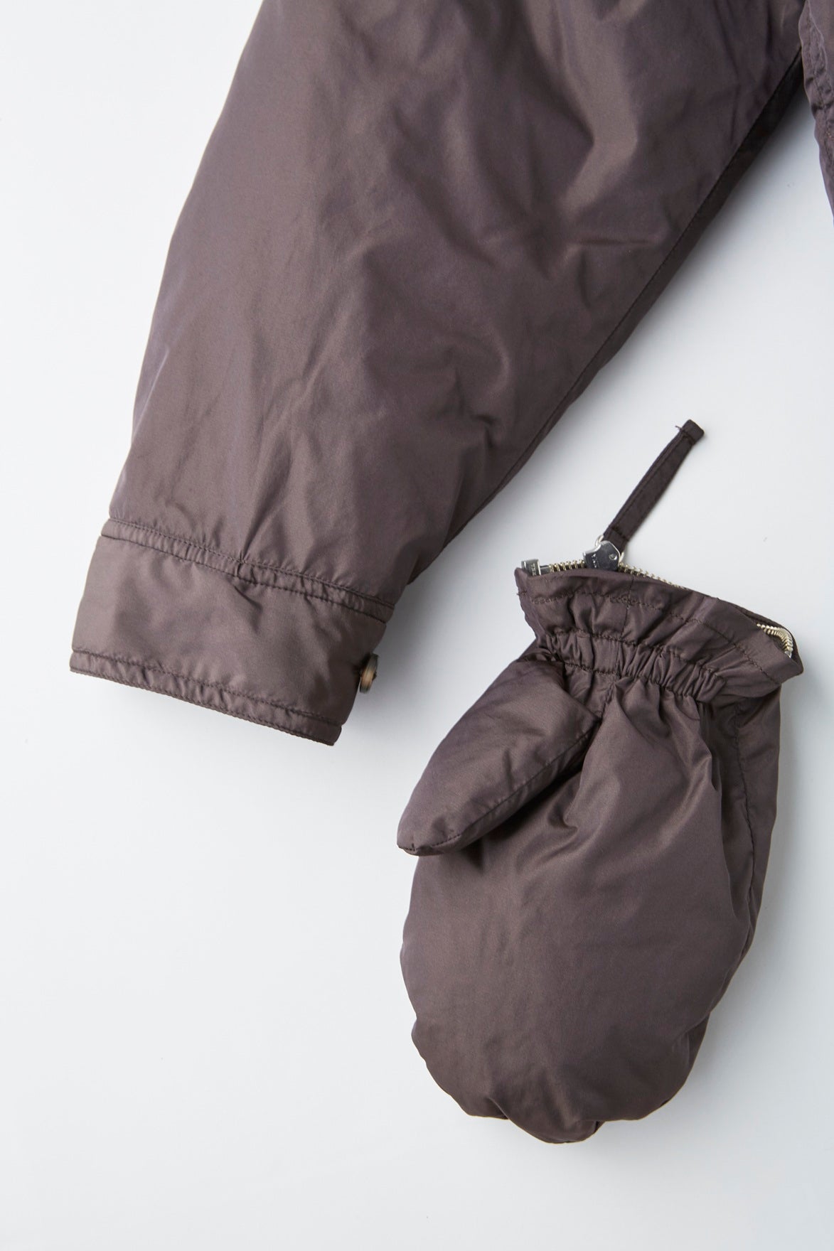 HIGH-COUNT SILK MITTEN PUFF JACKET - 252OJ-JK13