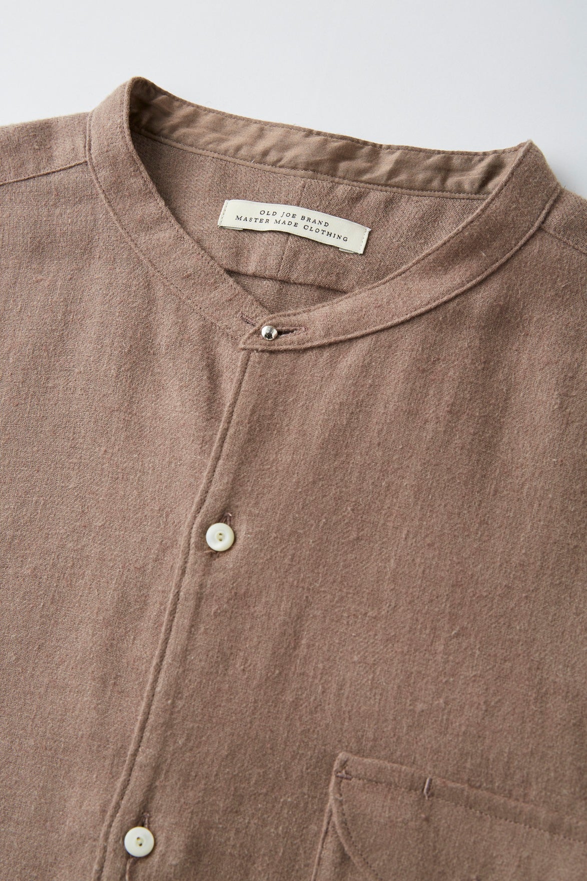 BAND COLLAR LONG TAIL SHIRTS - 252OJ-SH01