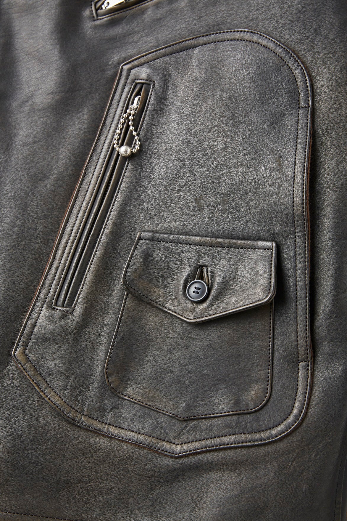PATINA HORSE-HIDE HENDRICK JACKET - 252OJ-JK19