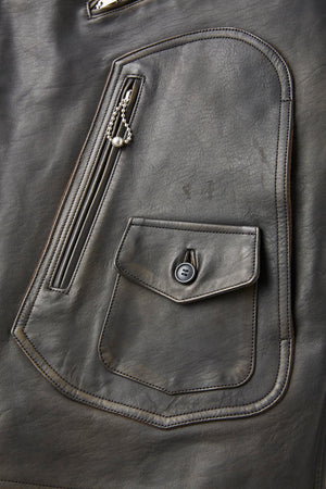 PATINA HORSE-HIDE HENDRICK JACKET - 252OJ-JK19