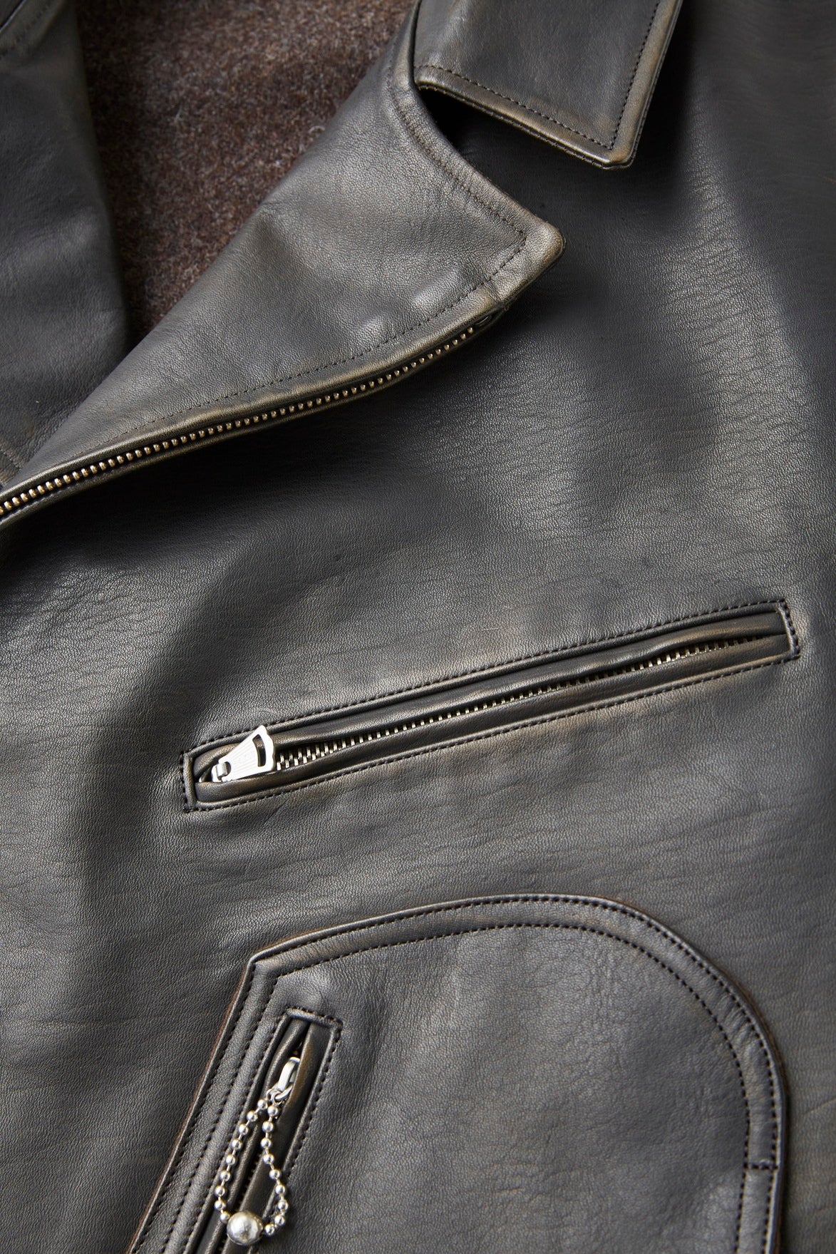 PATINA HORSE-HIDE HENDRICK JACKET - 252OJ-JK19