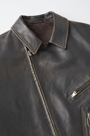 PATINA HORSE-HIDE HENDRICK JACKET - 252OJ-JK19