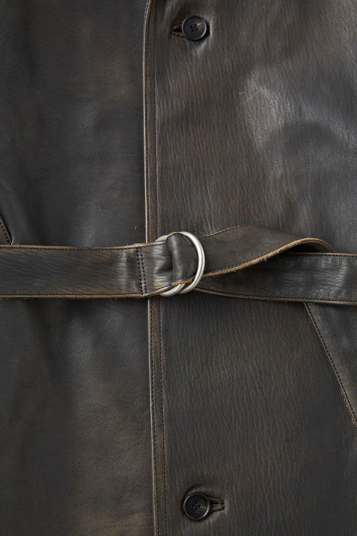 PATINA HORSE-HIDE VEHICLE COAT - 252OJ-JK20