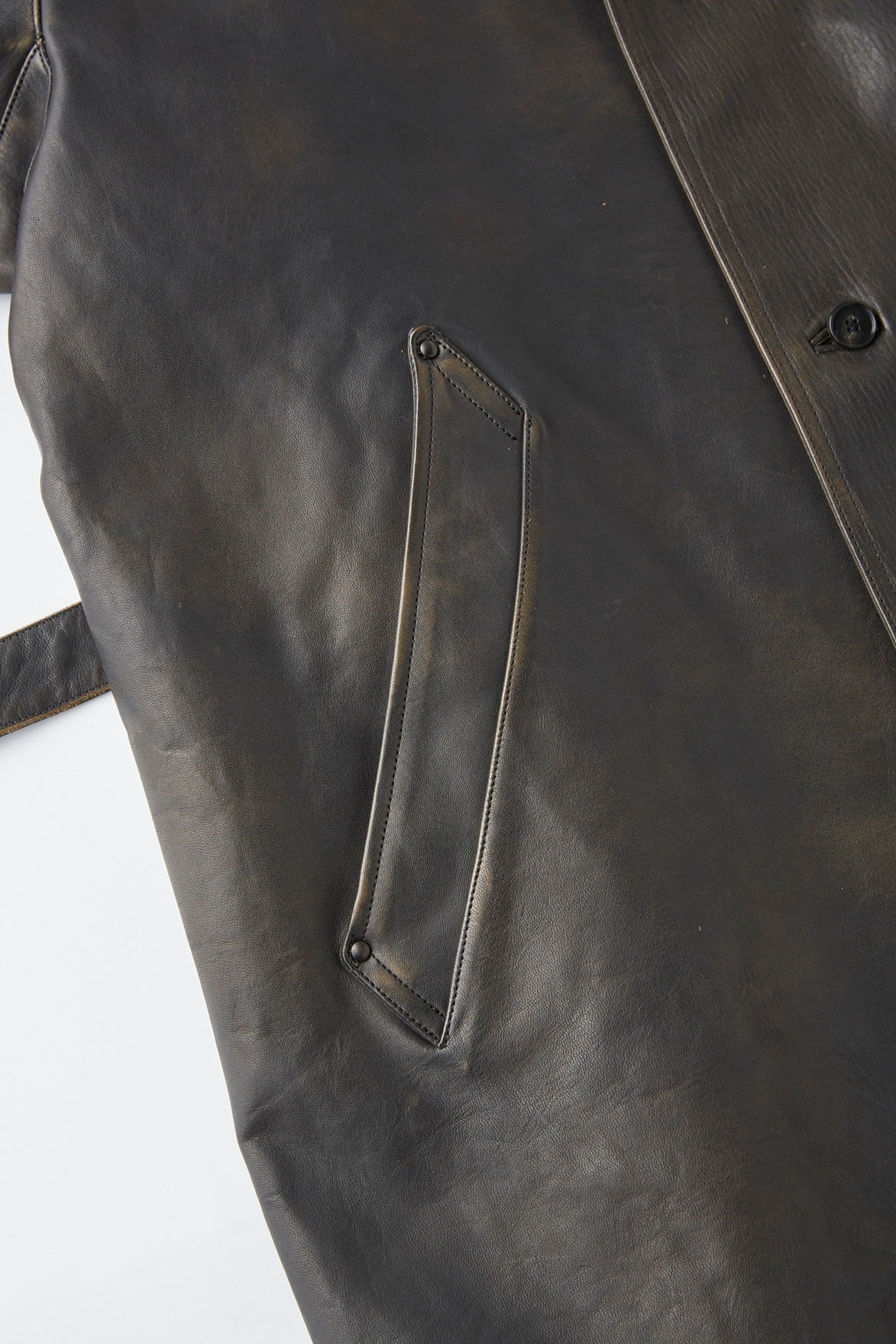 PATINA HORSE-HIDE VEHICLE COAT - 252OJ-JK20