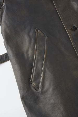 PATINA HORSE-HIDE VEHICLE COAT - 252OJ-JK20