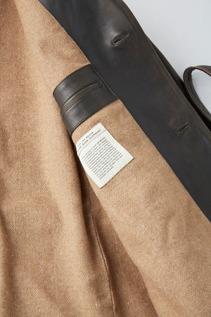 PATINA HORSE-HIDE VEHICLE COAT - 252OJ-JK20