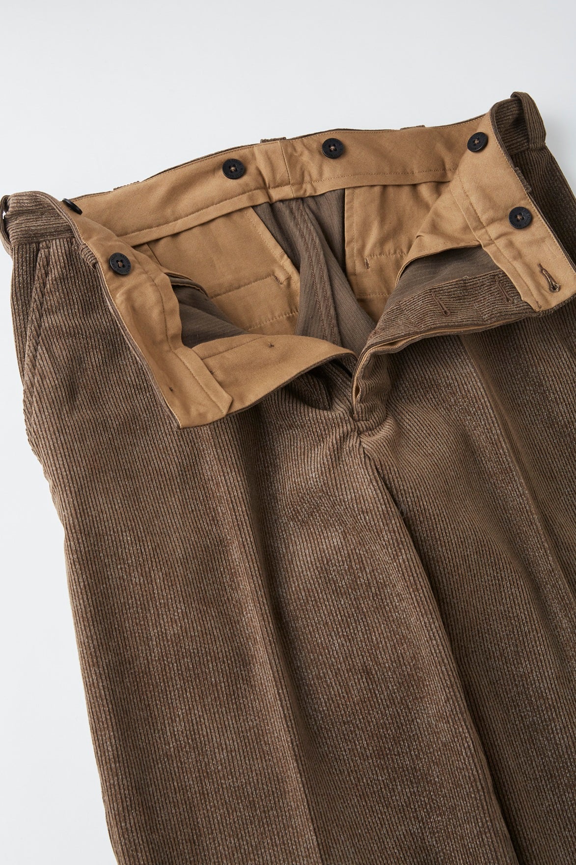 PRINTED CORDS SPRIT POCKET TROUSER - 252OJ-PT02