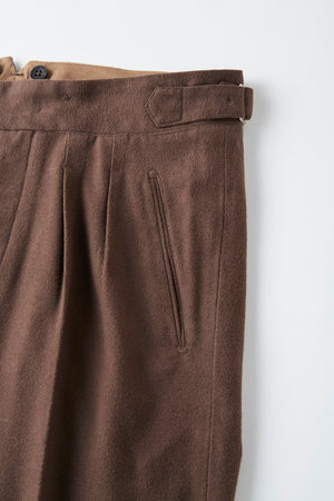 DOUBLE-PLEATED SMARTY TROUSER - 252OJ-PT08