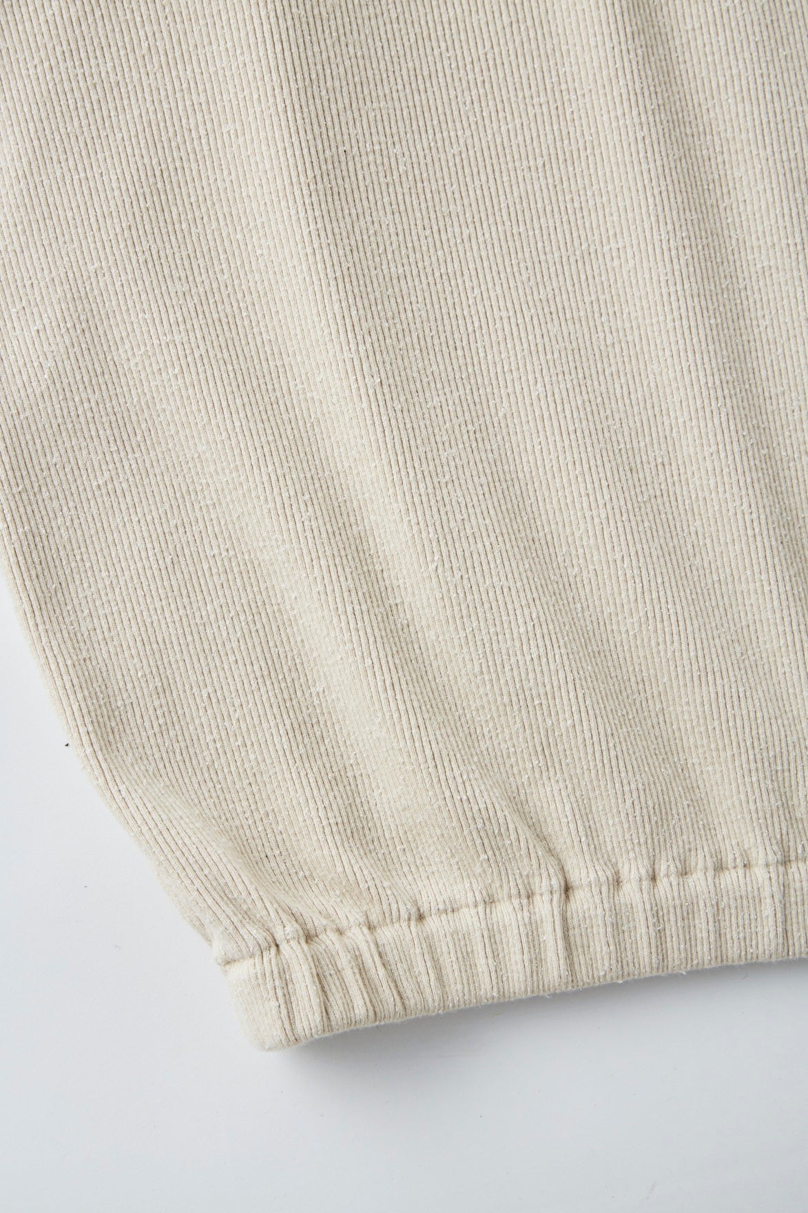 QUATER ZIP SILK NEP RIBED SHIRTS - 252OJ-CT04