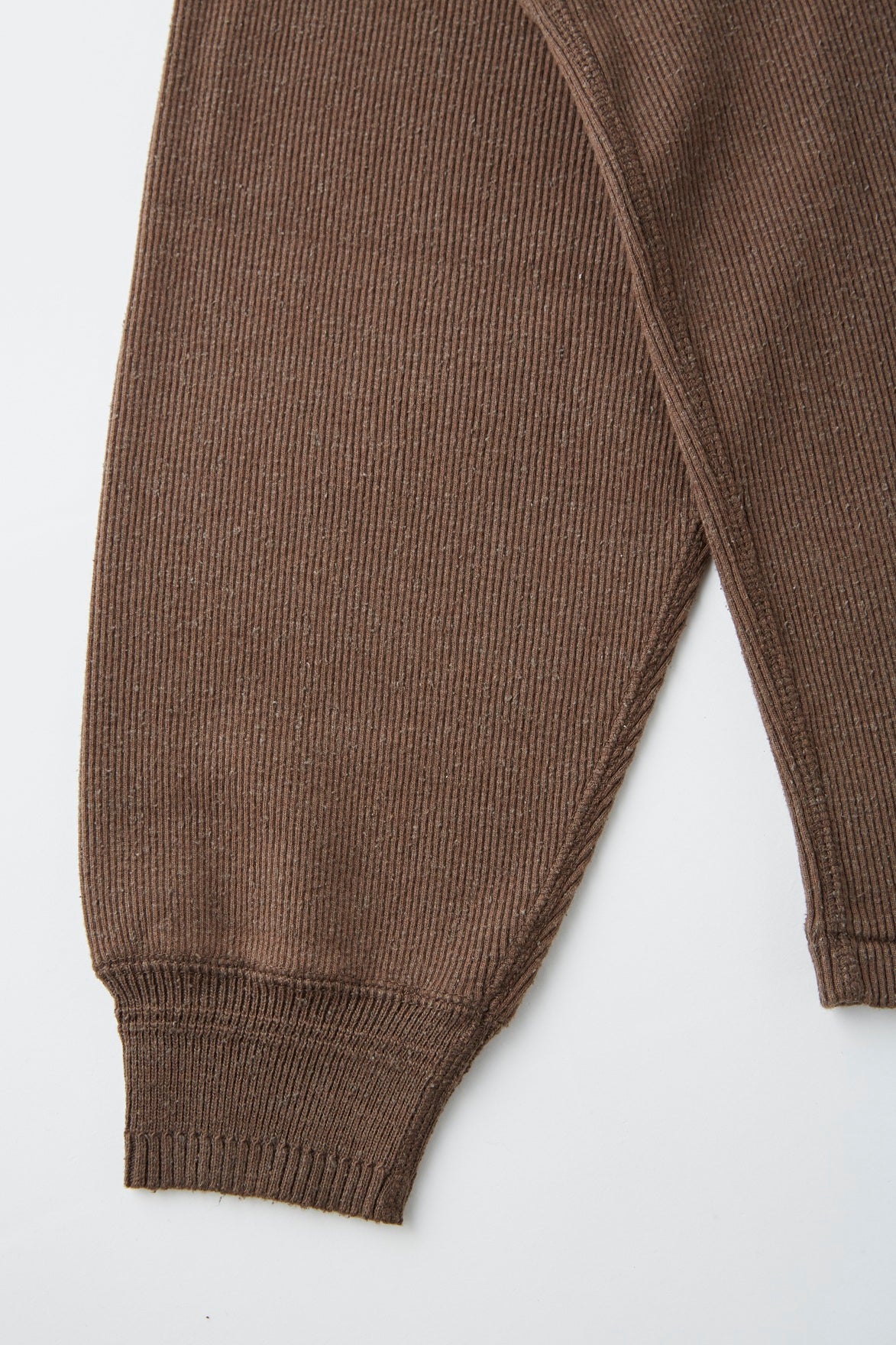 CREW-NECK SILK NEP RIBED TOPS - 252OJ-CT01