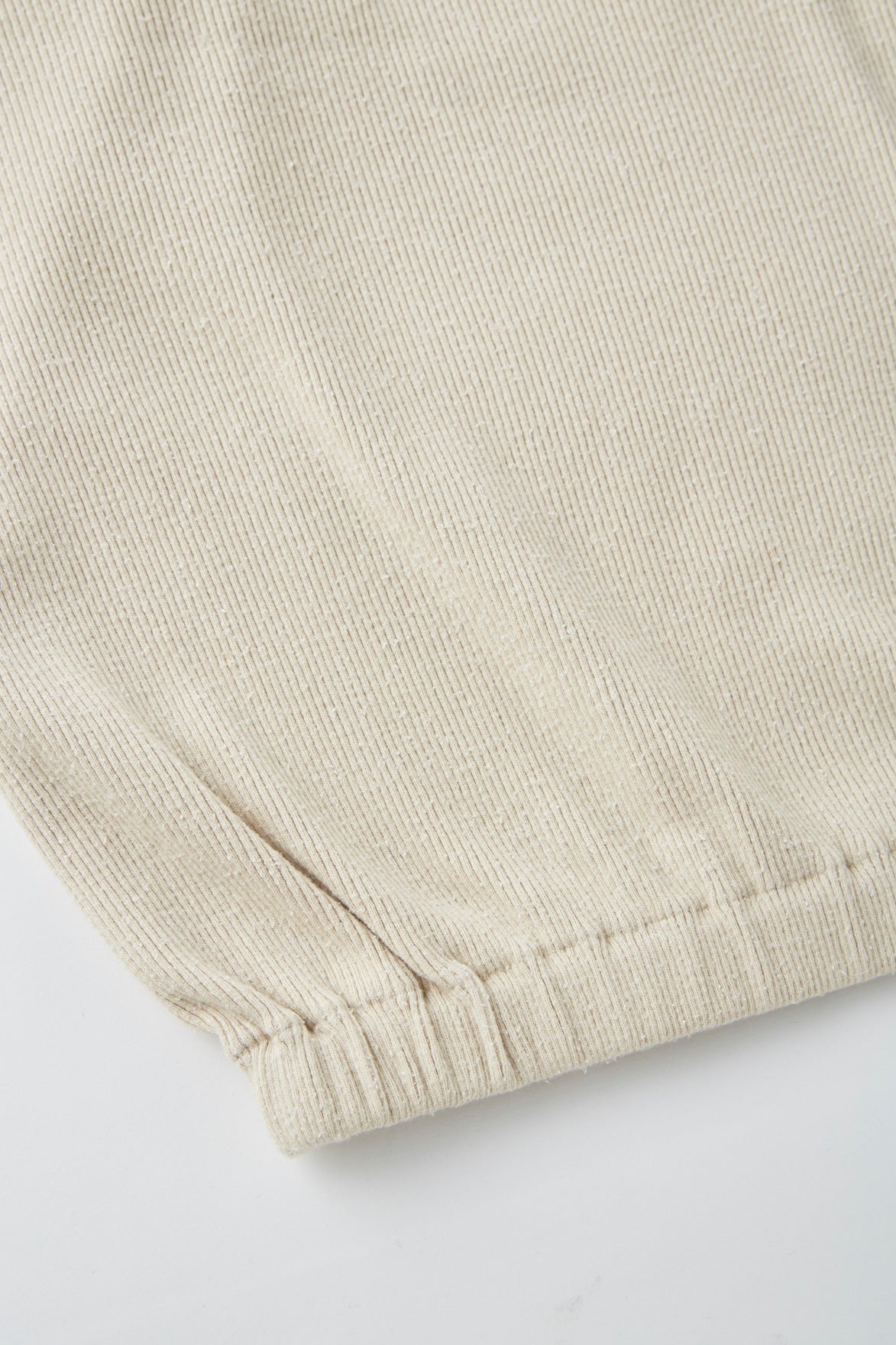 MOCK-NECK SILK NEP RIBED TOPS - 252OJ-CT03