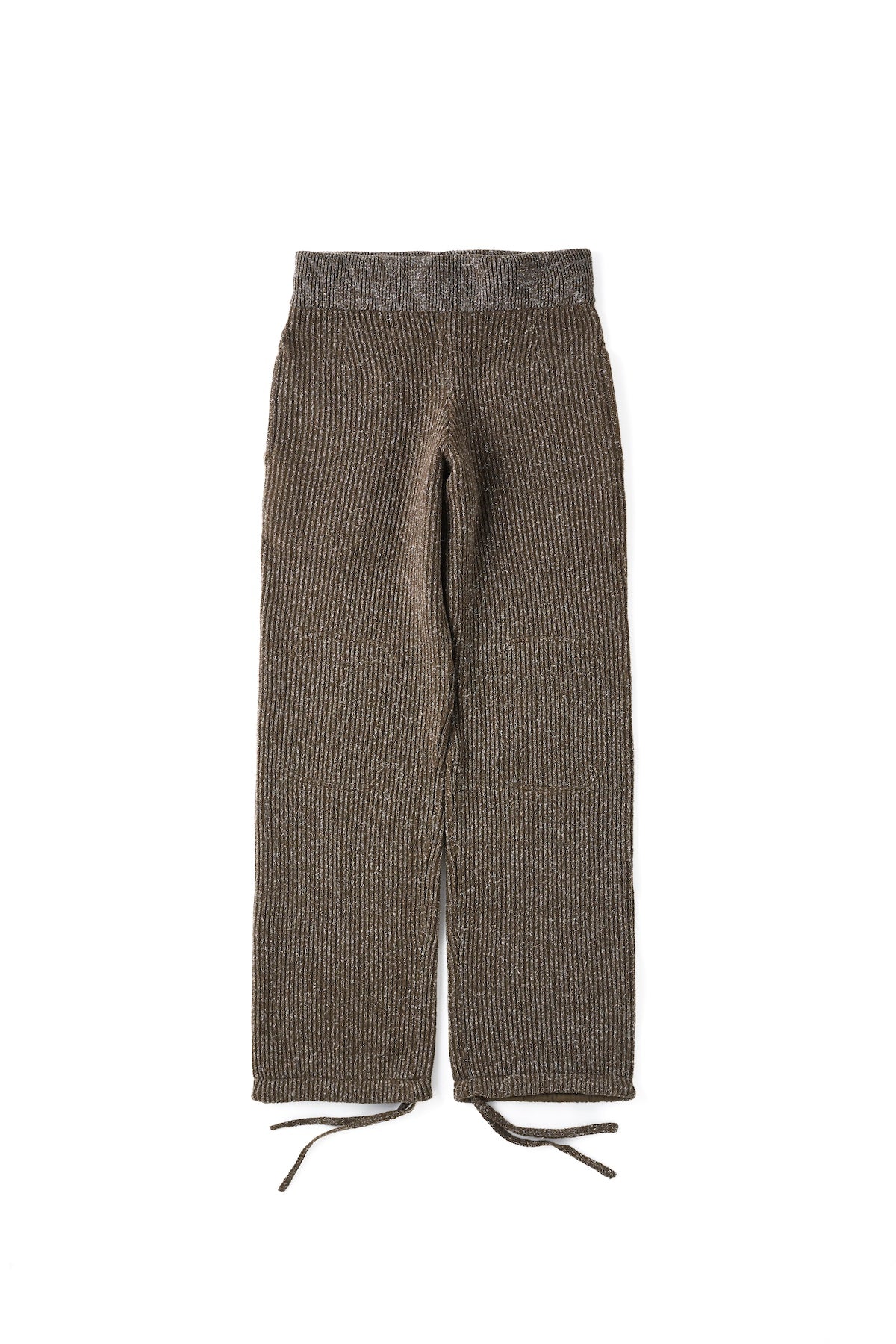 SILK NEP WOOL SWEATER TROUSER - 242OJ-KN05