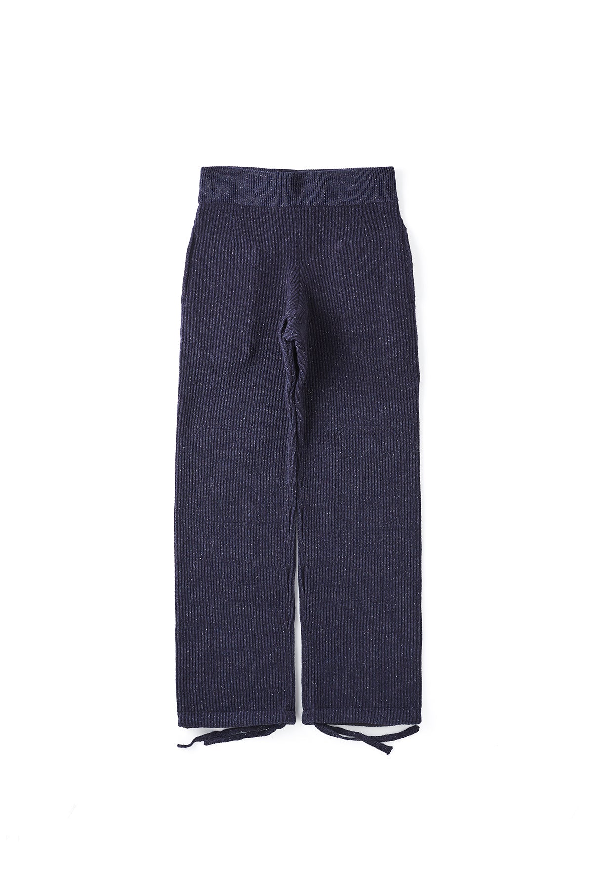 SILK NEP WOOL SWEATER TROUSER - 242OJ-KN05