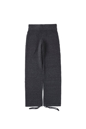 SILK NEP WOOL SWEATER TROUSER - 242OJ-KN05