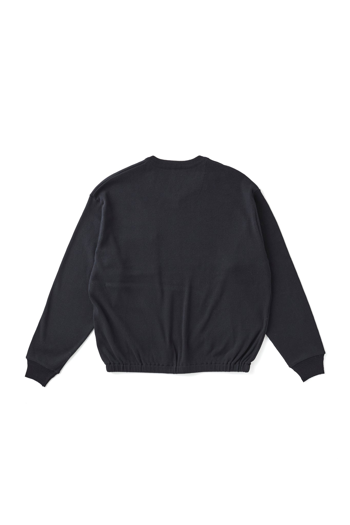 V-NECK SILK NEP RIBED TOPS - 252OJ-CT05