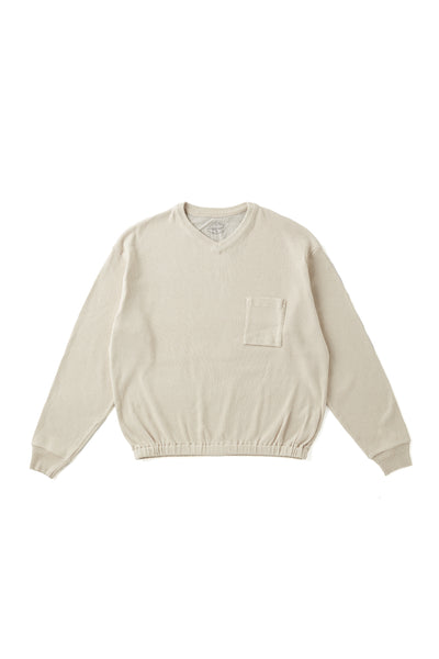 V-NECK SILK NEP RIBED TOPS - 252OJ-CT05 – OLD JOE BRAND