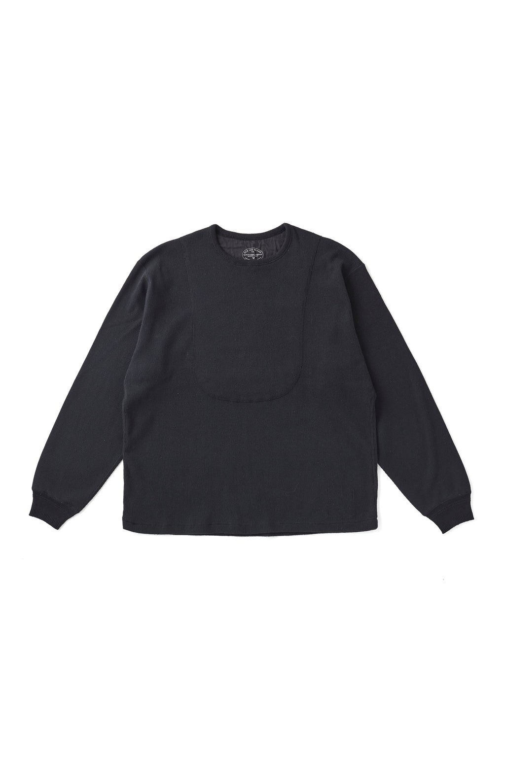 CREW-NECK SILK NEP RIBED TOPS - 252OJ-CT01