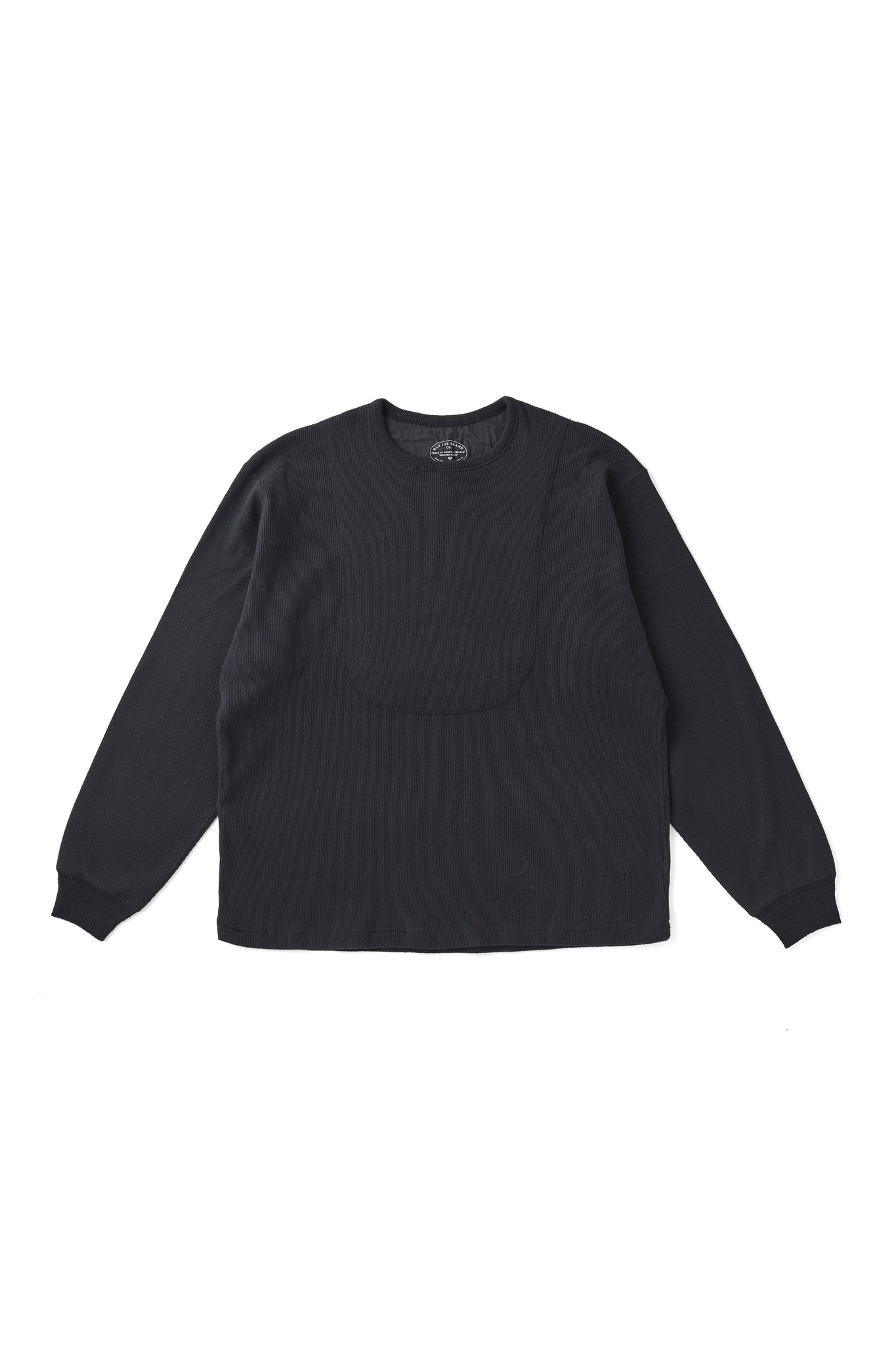 CREW-NECK SILK NEP RIBED TOPS - 252OJ-CT01