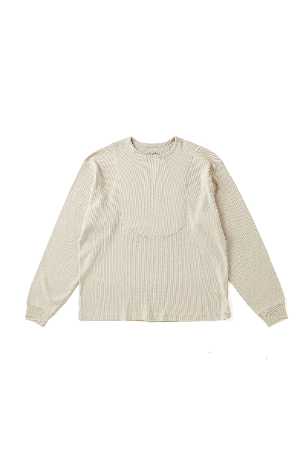 CREW-NECK SILK NEP RIBED TOPS - 252OJ-CT01