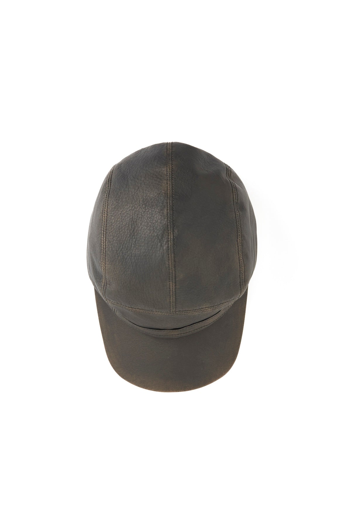 PATINA DEERSKIN FRONT BELTED WORK CAP - 242OJ-HT03