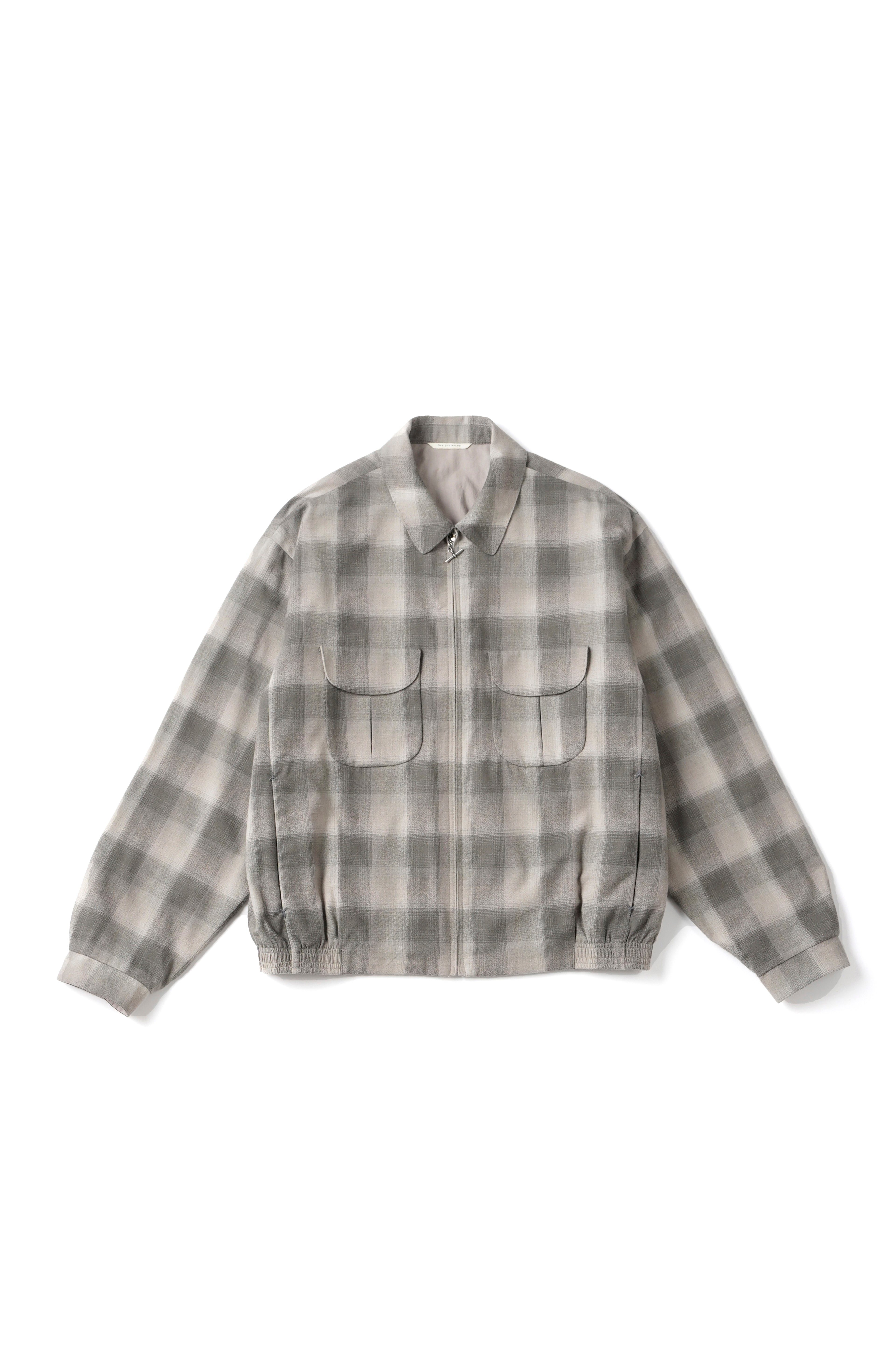 ジャケット・アウター OLD JOE&CO FANCY CHECK KNIT OLD JOE(オールドジョー) チェック柄 ニット ジャケット レッド