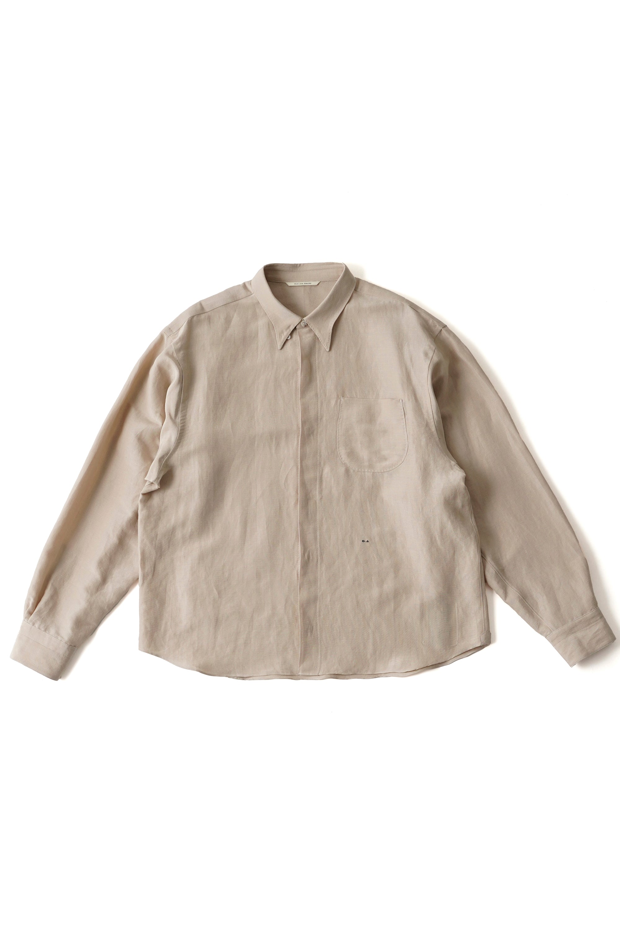 CROPPED HIDDEN BUTTON COLLAR SHIRTS - 261OJ-SH03 – OLD JOE BRAND