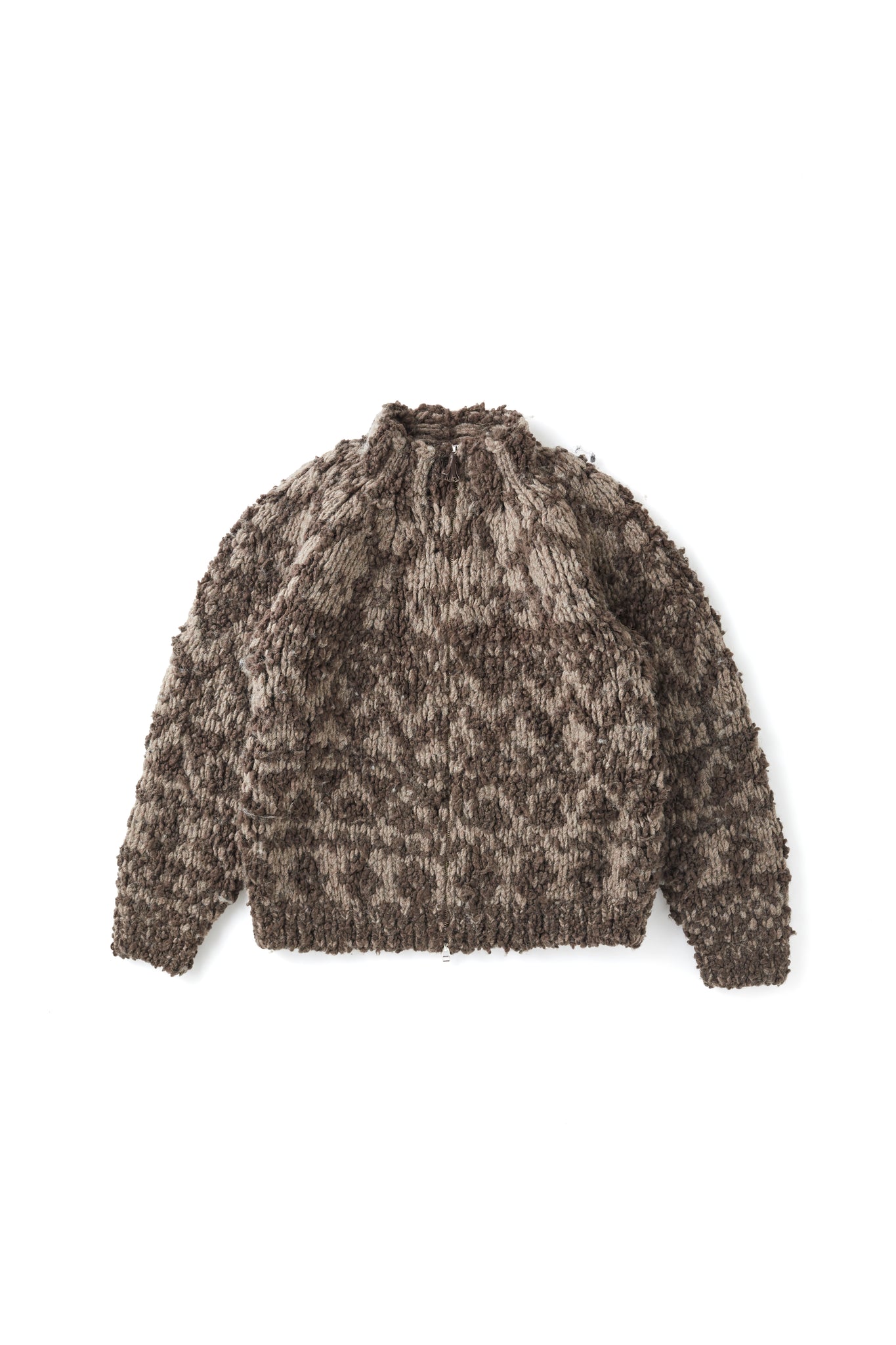 NORDIC PATTERN HAND SWEATER - 252OJ-KN06