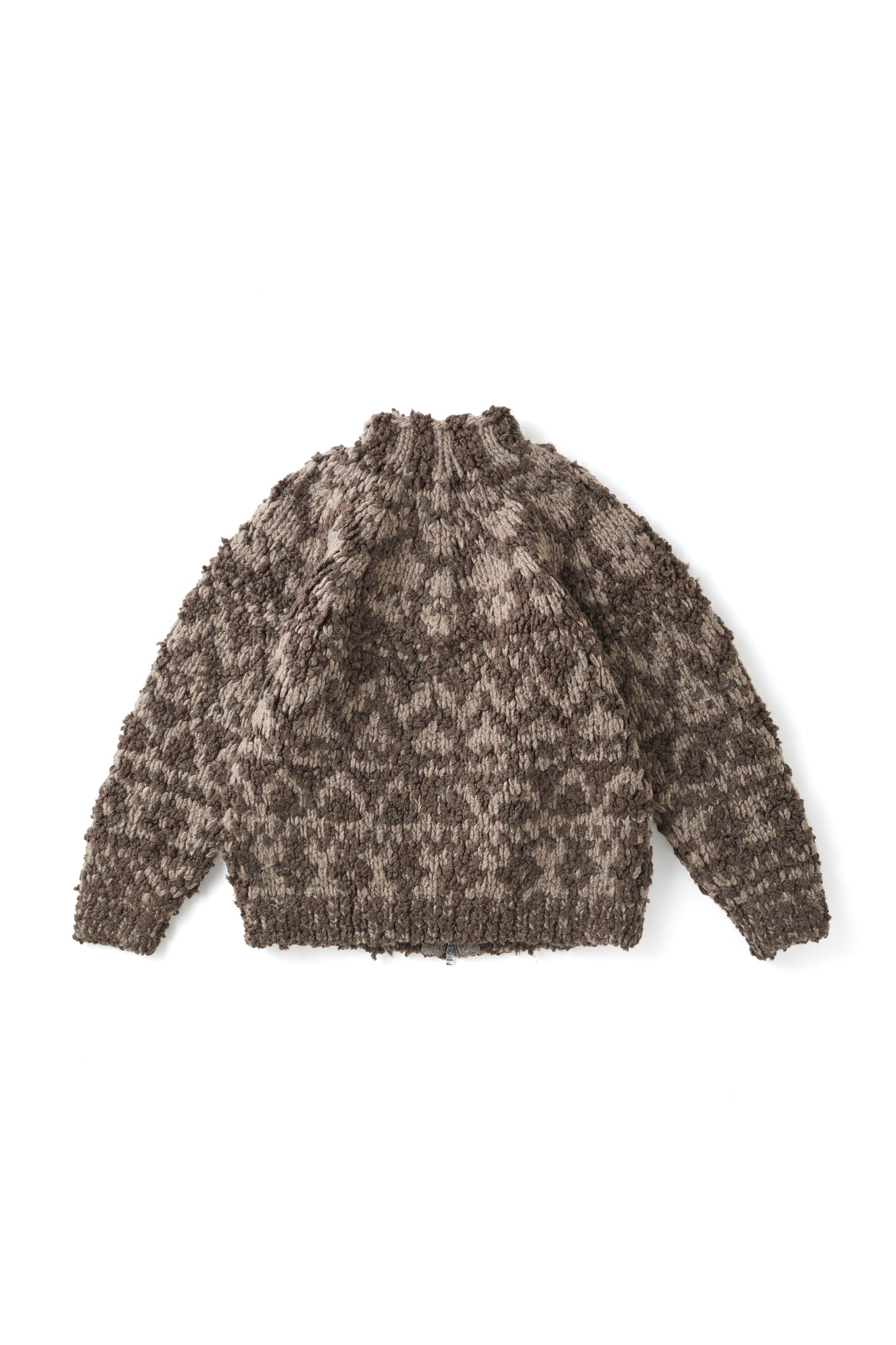 NORDIC PATTERN HAND SWEATER - 252OJ-KN06