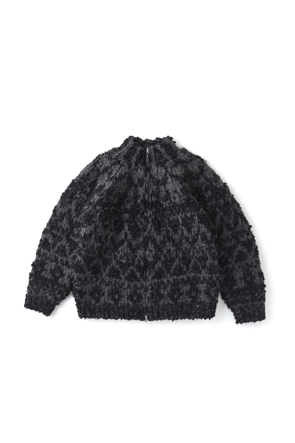 NORDIC PATTERN HAND SWEATER - 252OJ-KN06