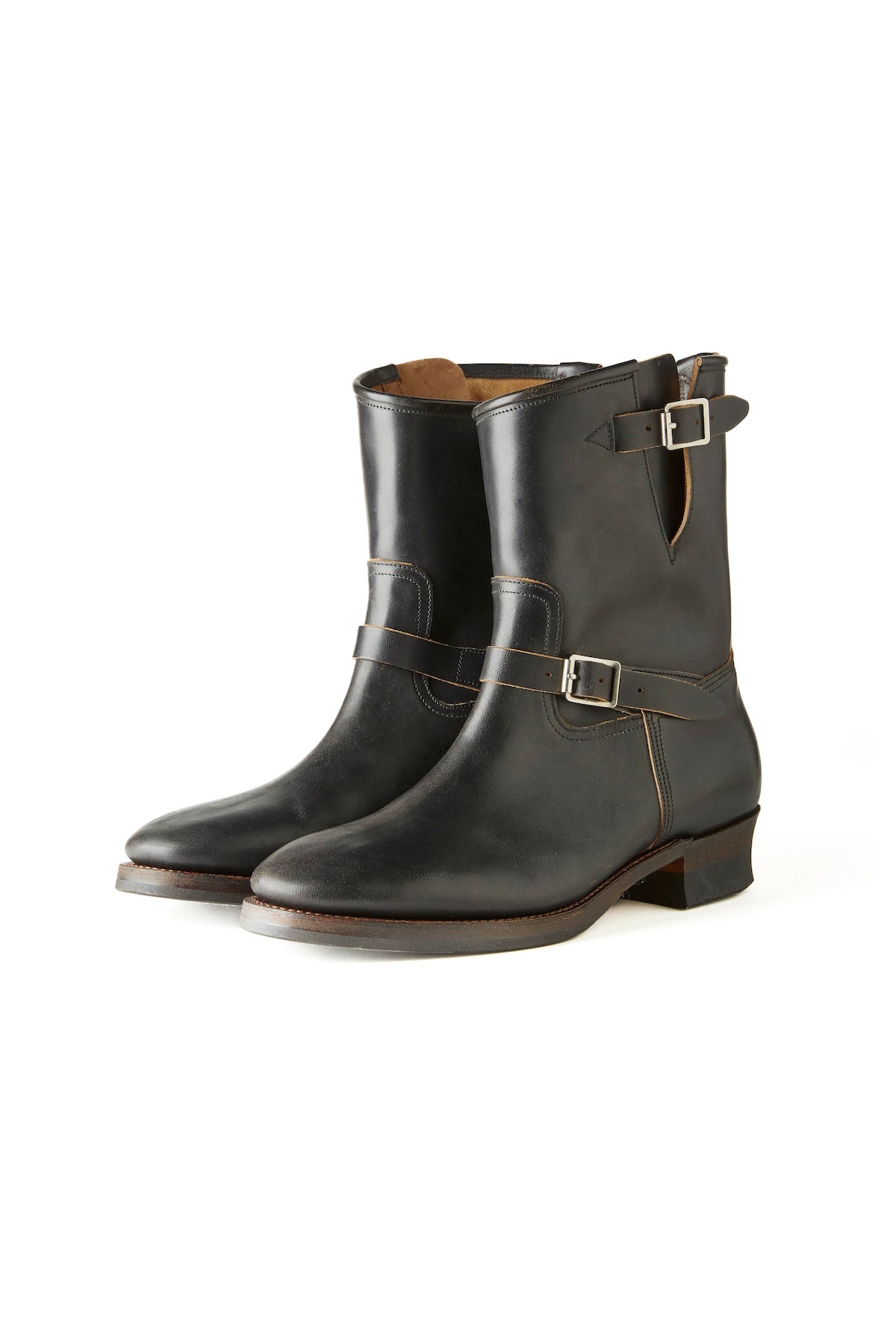 The Engineer” ARTISAN LEATHER ENGINEER BOOTS - 252OJ-FW02 – OLD