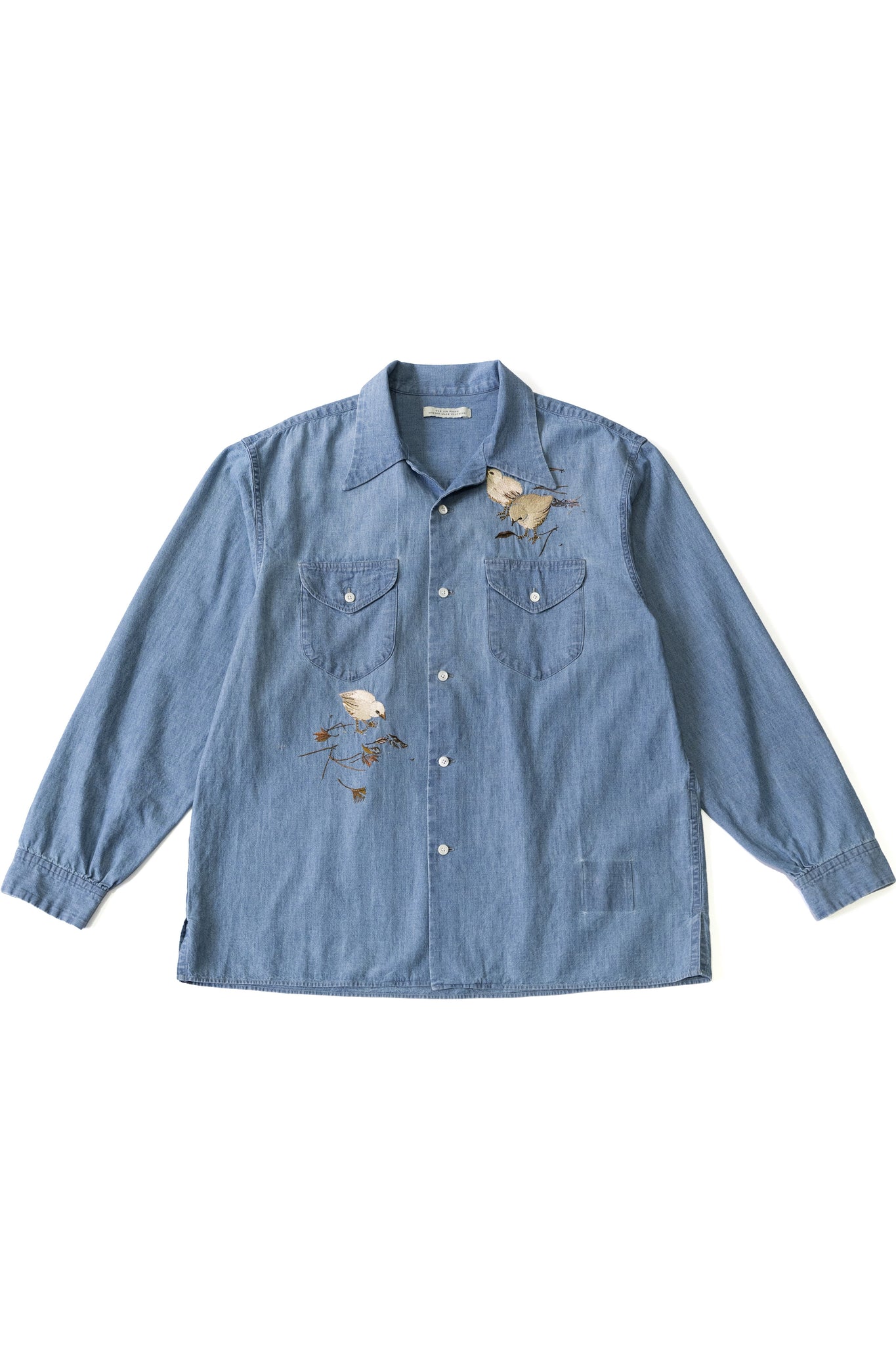 SWALLOW COLLAR SPORTS SHIRTS Long-sleeve (Hiyoko) - 261OJ-SH01