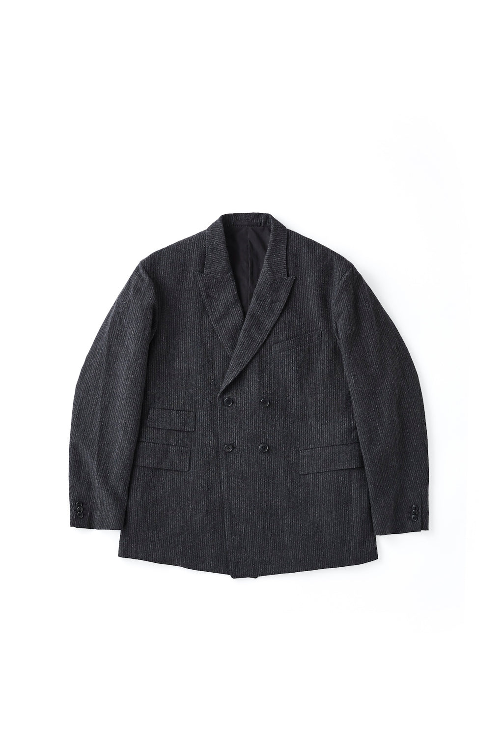 DOUBLE-BREASTED SWING JACKET - 242OJ-JK01