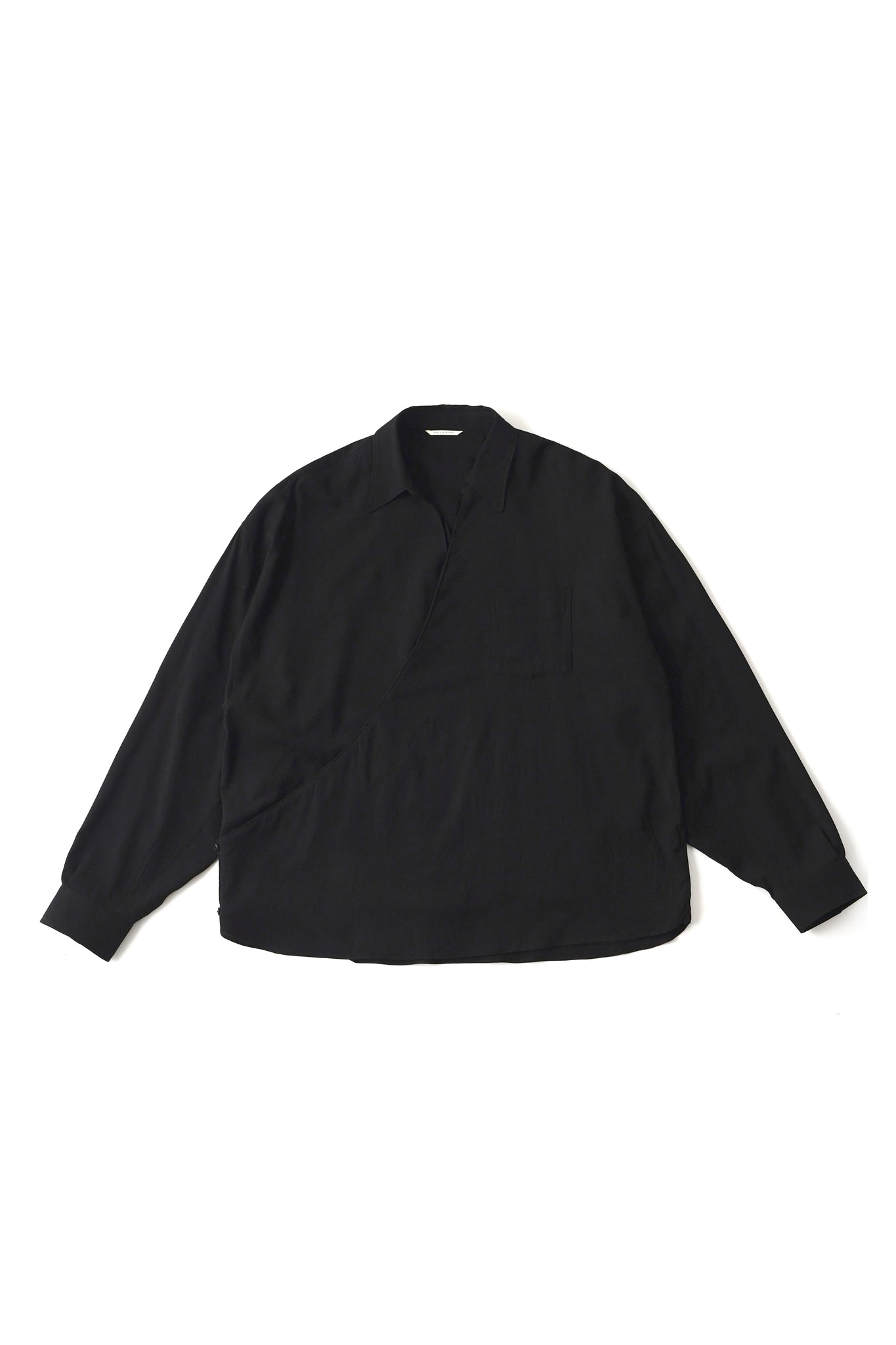 ASYMMETRY FRONT TUNIC SHIRTS (Long-Sleeve) - 261OJ-SH08 – OLD JOE