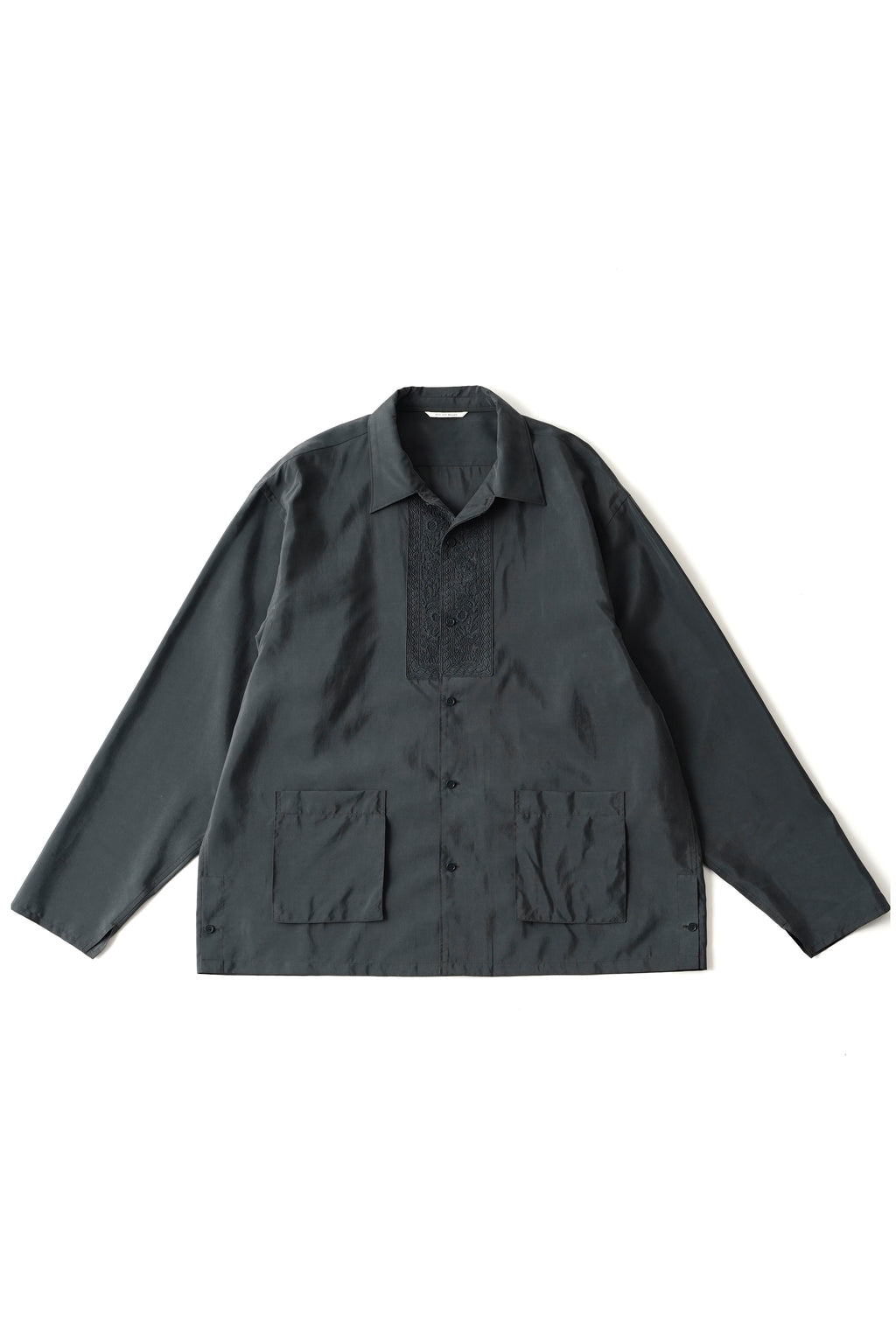 トップス OLDJOE HARD SHRINK NYLON LINER SHIRTS OLD JOE BRAND - SWALLOW COLLAR NASSOU SHIRTS - 242OJ-SH03 – HINOYA