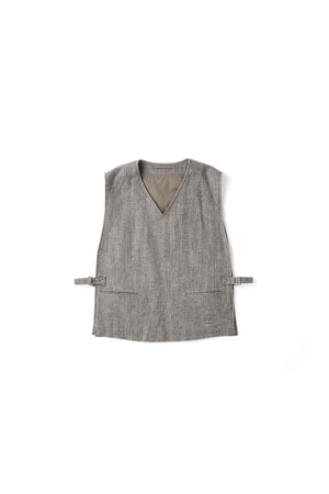 SLIT-SIDE GENTS VEST - 242OJ-VT01