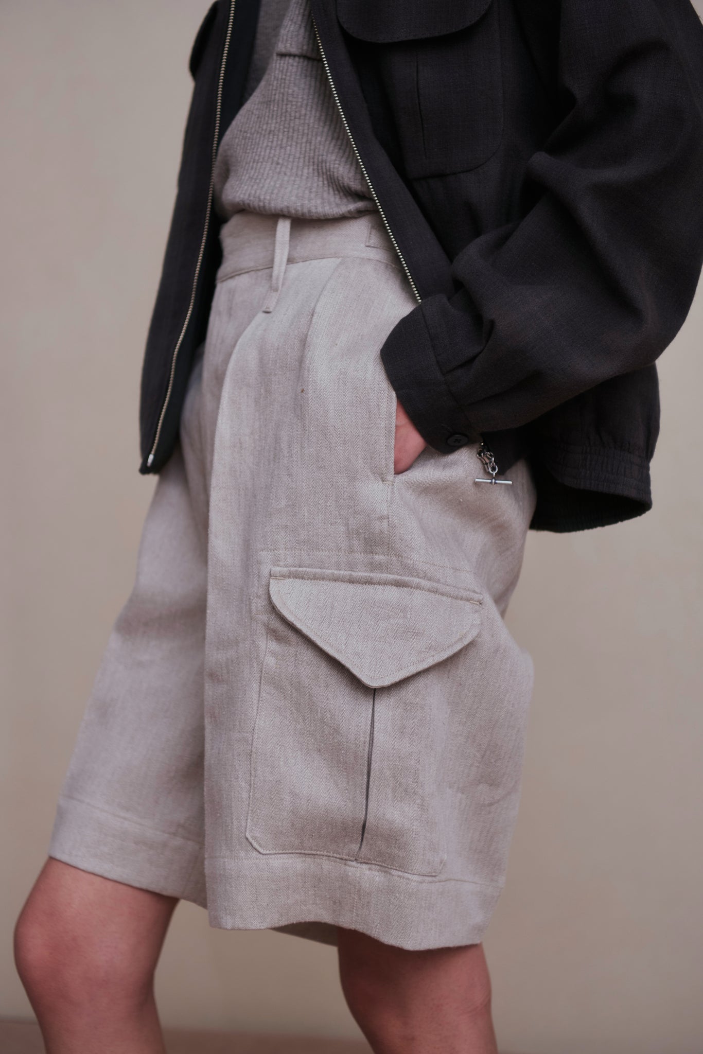 SIDE BUCKLE GURKHA SHORTS - 261OJ-PT06 – OLD JOE BRAND