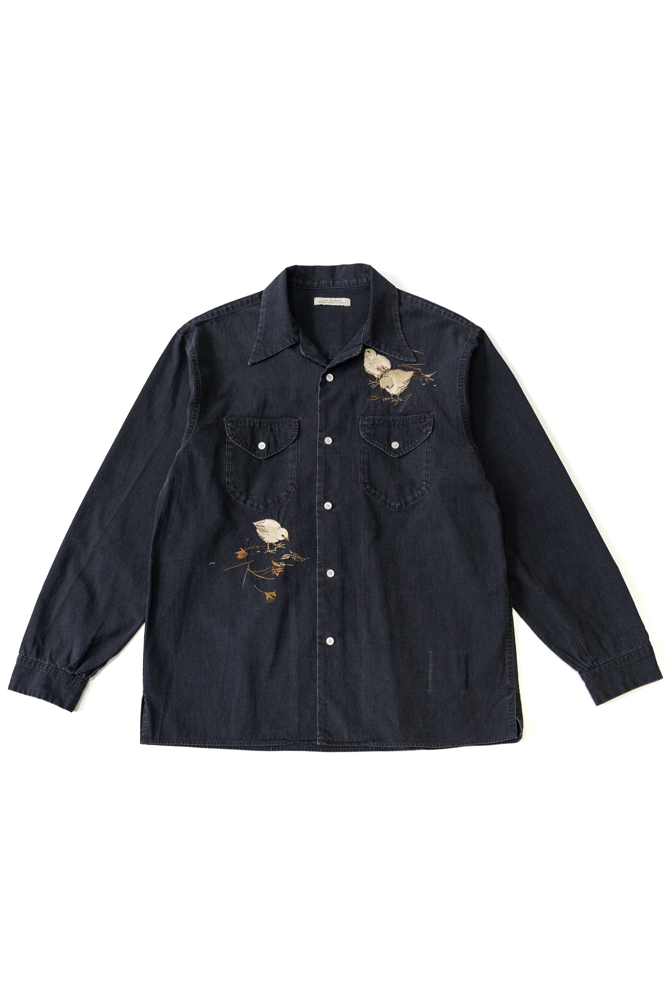 SWALLOW COLLAR SPORTS SHIRTS Long-sleeve (Hiyoko) - 261OJ-SH01